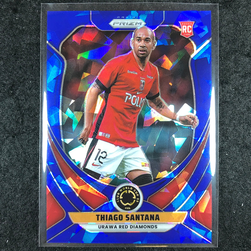 2025 Prizm FIFA Club World Cup THIAGO SANTANA Rookie Blue Ice /175 #74