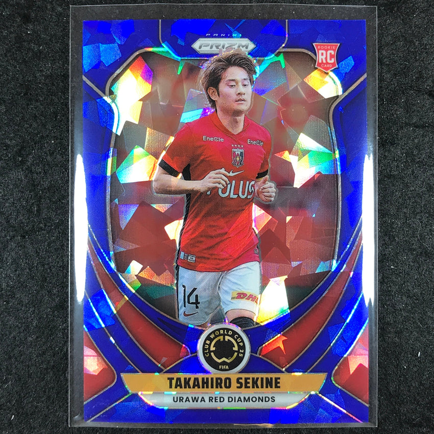 2025 Prizm FIFA Club World Cup TAKAHIRO SEKINE Rookie Blue Ice /175 #77