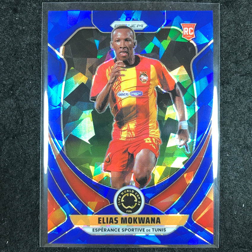 2025 Prizm FIFA Club World Cup ELIAS MOKWANA Rookie Blue Ice /175 #82