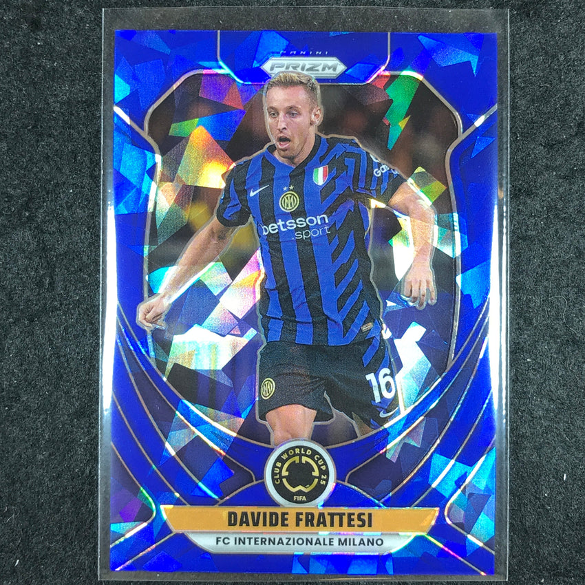 2025 Prizm FIFA Club World Cup DAVIDE FRATTESI Blue Ice /175 #87