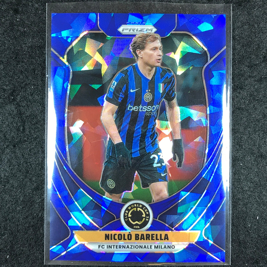 2025 Prizm FIFA Club World Cup NICOLO BARELLA Blue Ice /175 #93
