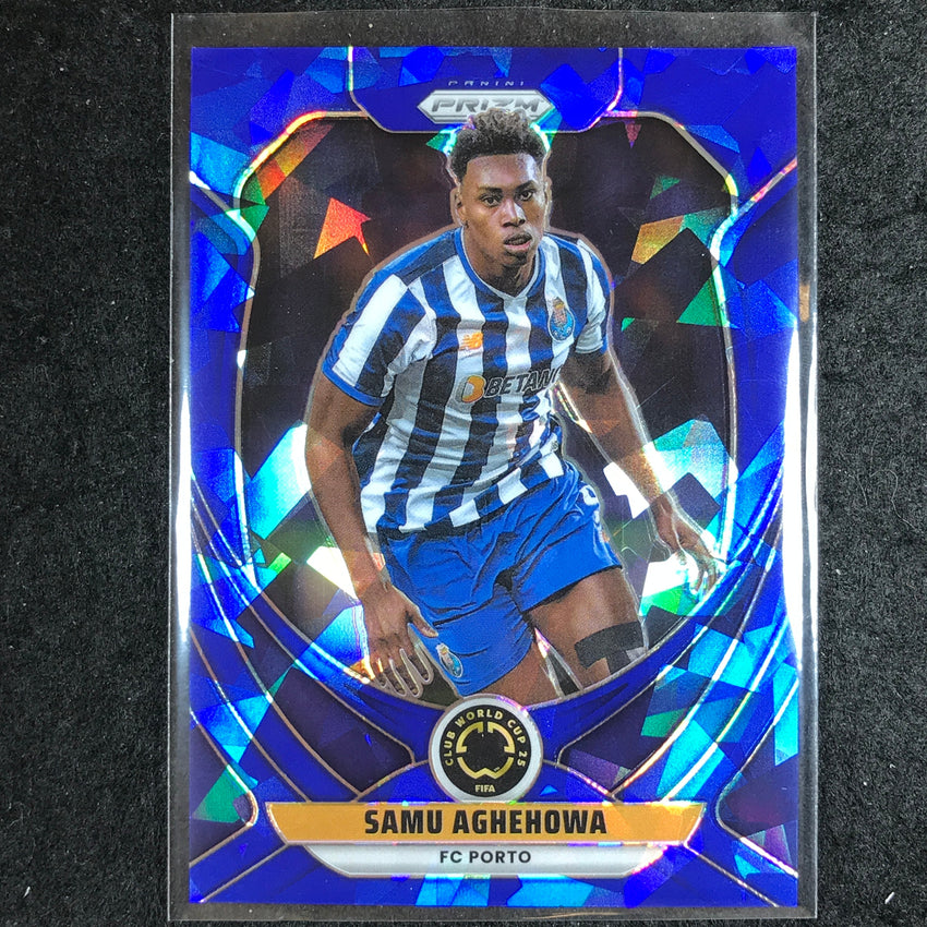 2025 Prizm FIFA Club World Cup SAMU AGHEHOWA Blue Ice /175 #99