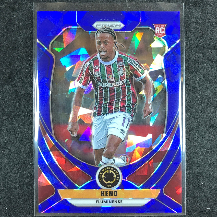 2025 Prizm FIFA Club World Cup KENO Rookie Blue Ice /175 #114