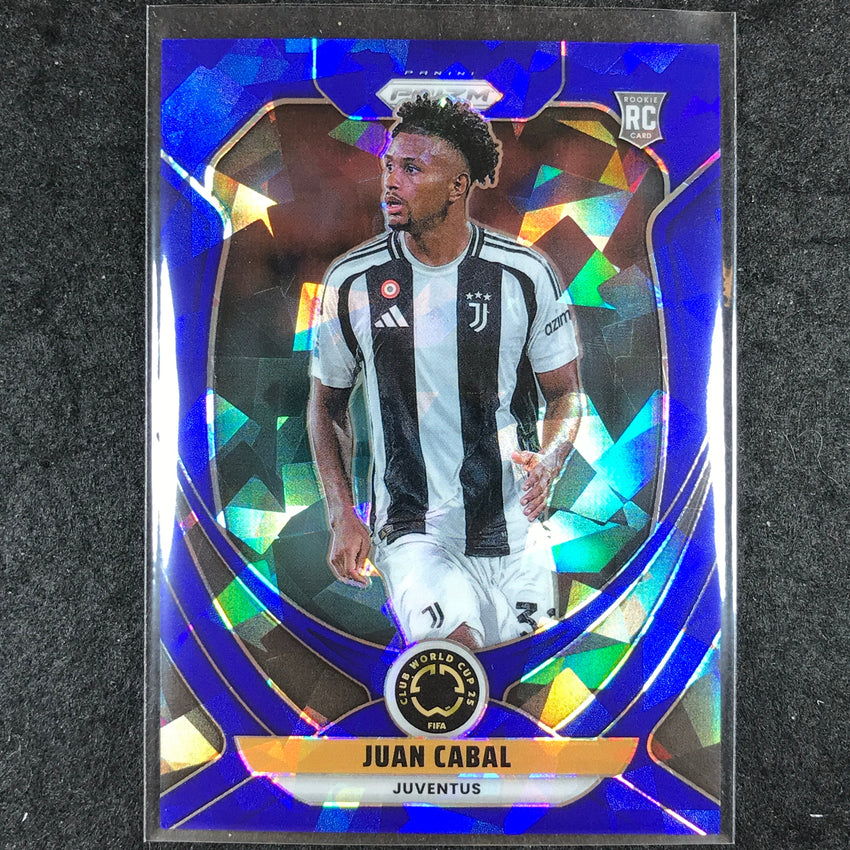 2025 Prizm FIFA Club World Cup JUAN CABAL Rookie Blue Ice /175 #119