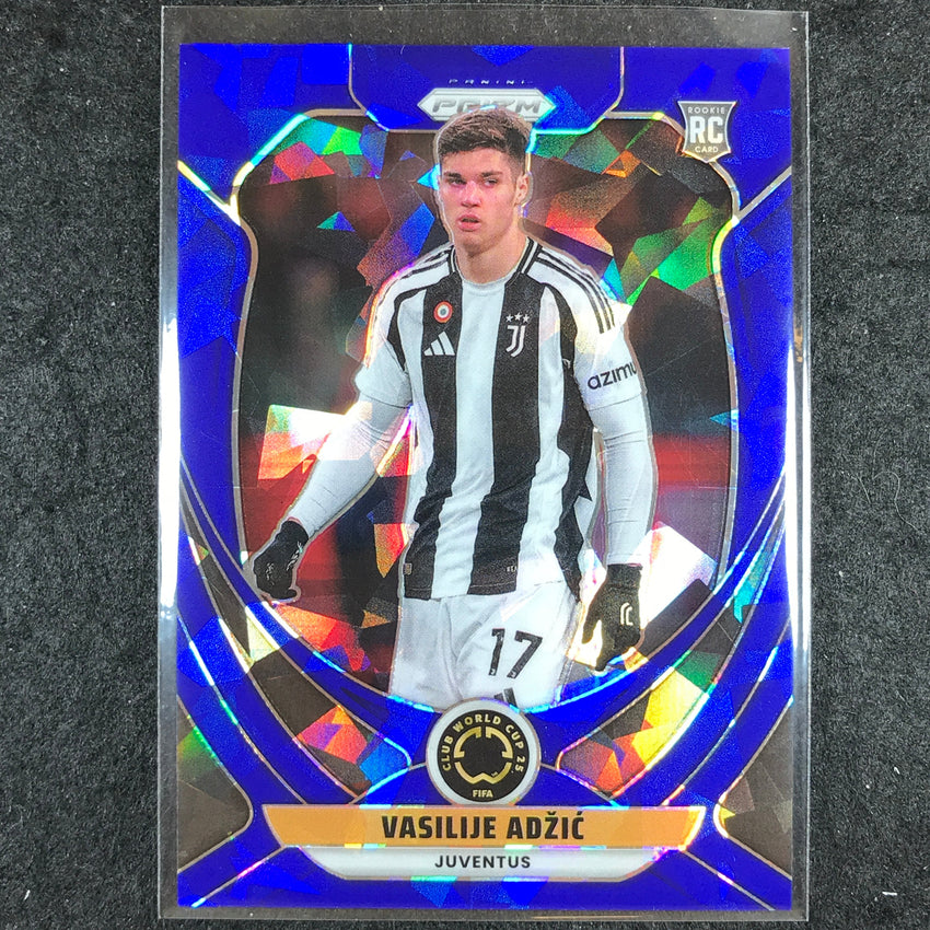 2025 Prizm FIFA Club World Cup VASILIJE ADZIC Rookie Blue Ice /175 #126