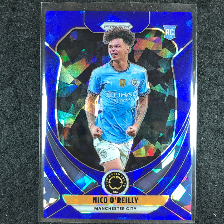 2025 Prizm FIFA Club World Cup NICO O'REILLY Rookie Blue Ice /175 #134