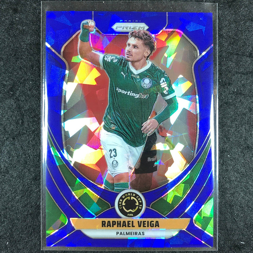 2025 Prizm FIFA Club World Cup RAPHAEL VEIGA Blue Ice /175 #154