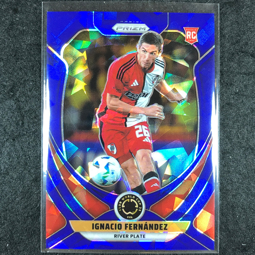 2025 Prizm FIFA Club World Cup IGNACIO FERNANDEZ Rookie Blue Ice /175 #177