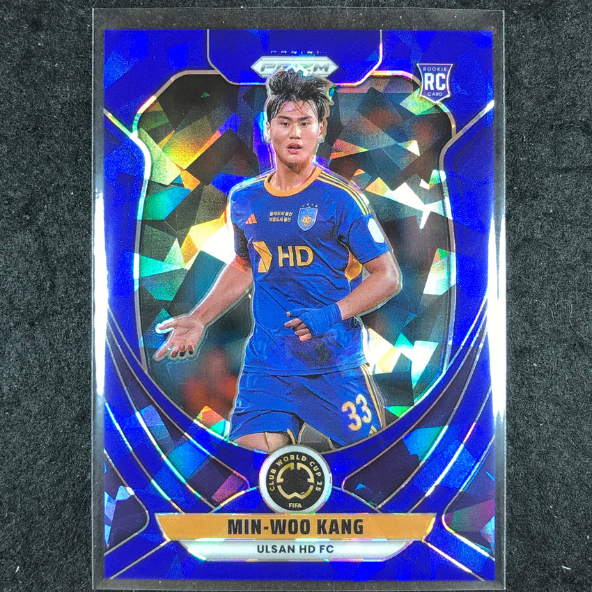 2025 Prizm FIFA Club World Cup MIN-WOO KANG Rookie Blue Ice /175 #192
