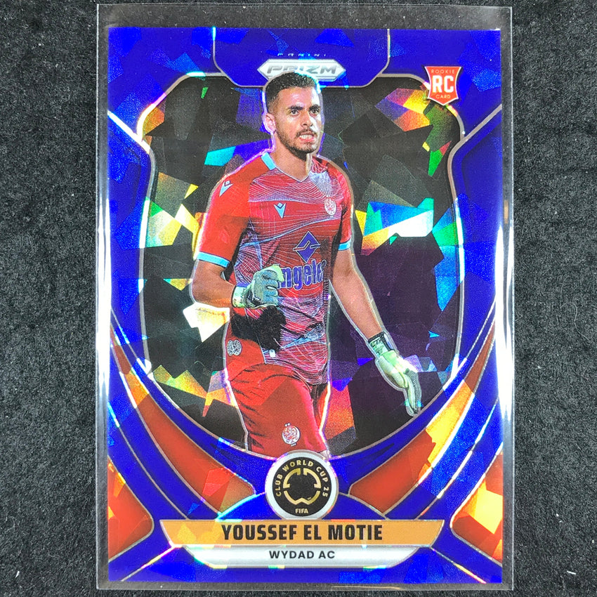 2025 Prizm FIFA Club World Cup YOUSSEF EL MOTIE Rookie Blue Ice /175 #199