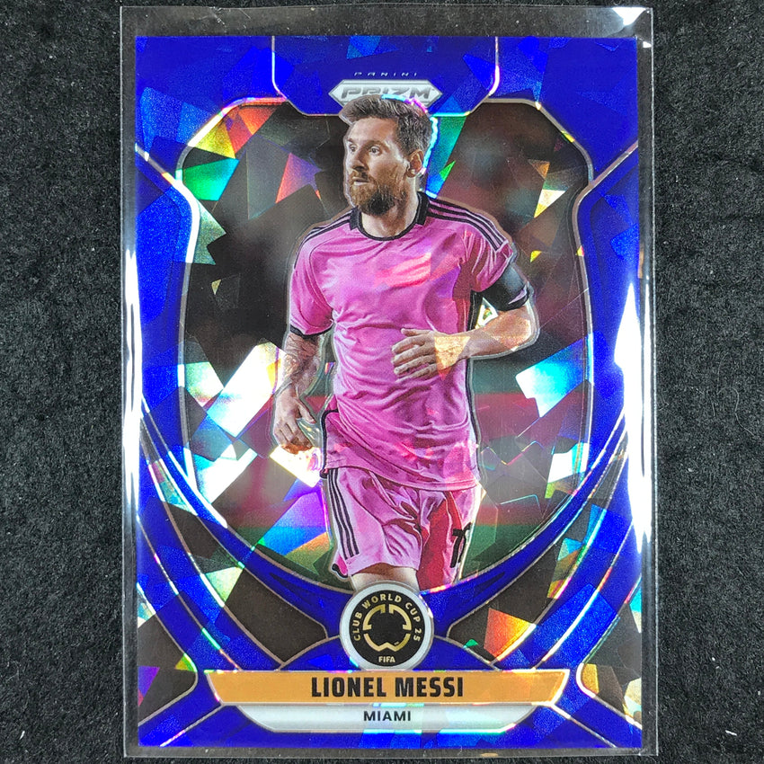 2025 Prizm FIFA Club World Cup LIONEL MESSI Blue Ice /175 #200