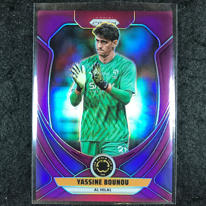 2025 Prizm FIFA Club World Cup YASSINE BOUNOU Purple /125 #18