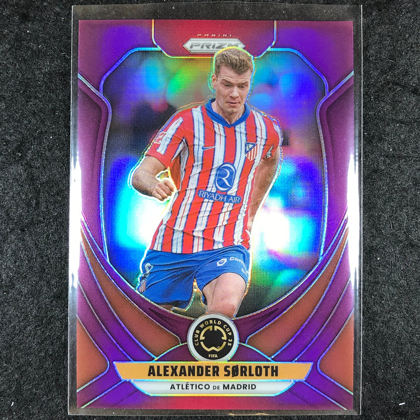 2025 Prizm FIFA Club World Cup ALEXANDER SORLOTH Purple /125 #19