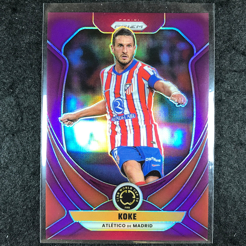2025 Prizm FIFA Club World Cup KOKE Purple /125 #26