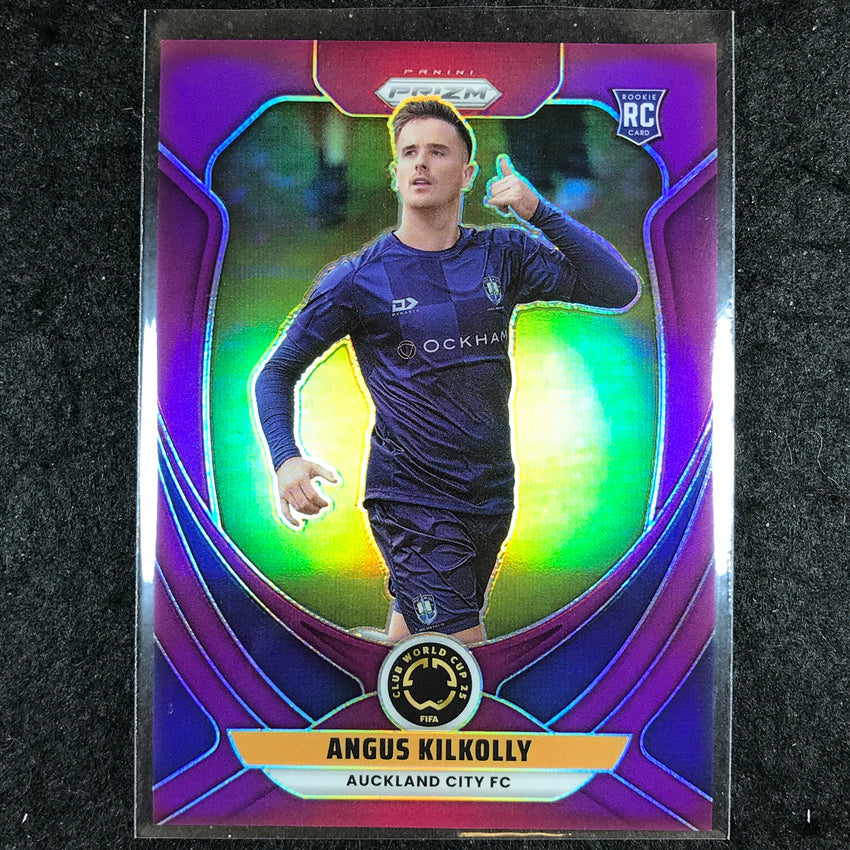 2025 Prizm FIFA Club World Cup ANGUS KILKOLLY Rookie Purple /125 #30