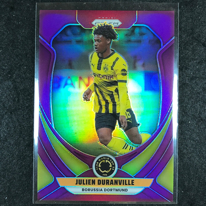 2025 Prizm FIFA Club World Cup JULIEN DURANVILLE Purple /125 #48