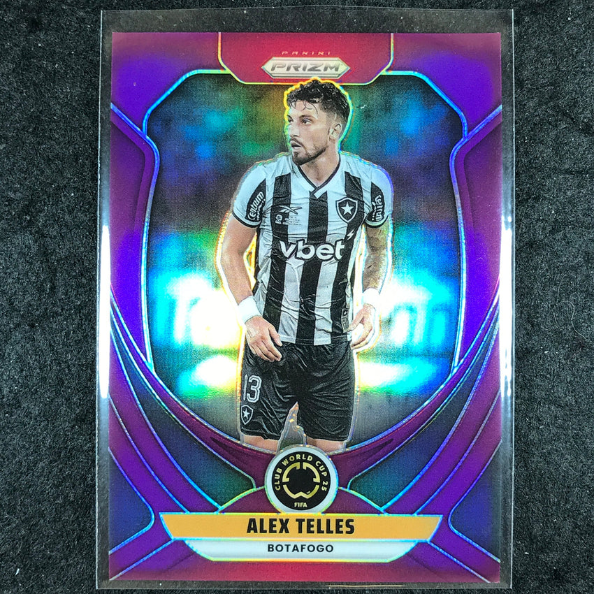 2025 Prizm FIFA Club World Cup ALEX TELLES Purple /125 #56