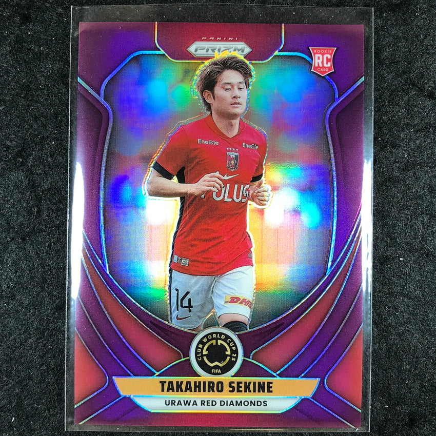 2025 Prizm FIFA Club World Cup TAKAHIRO SEKINE Rookie Purple /125 #77