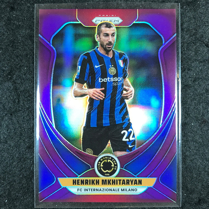 2025 Prizm FIFA Club World Cup HENRIKH MKHITARYAN Purple /125 #90