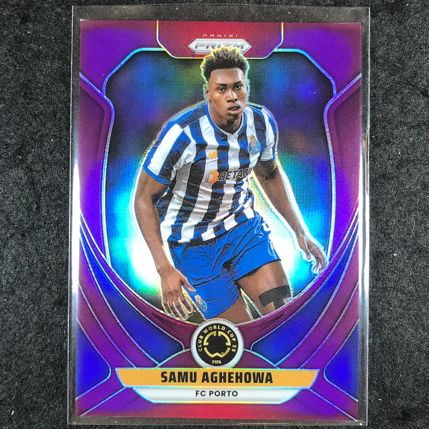 2025 Prizm FIFA Club World Cup SAMU AGHEHOWA Purple /125 #99