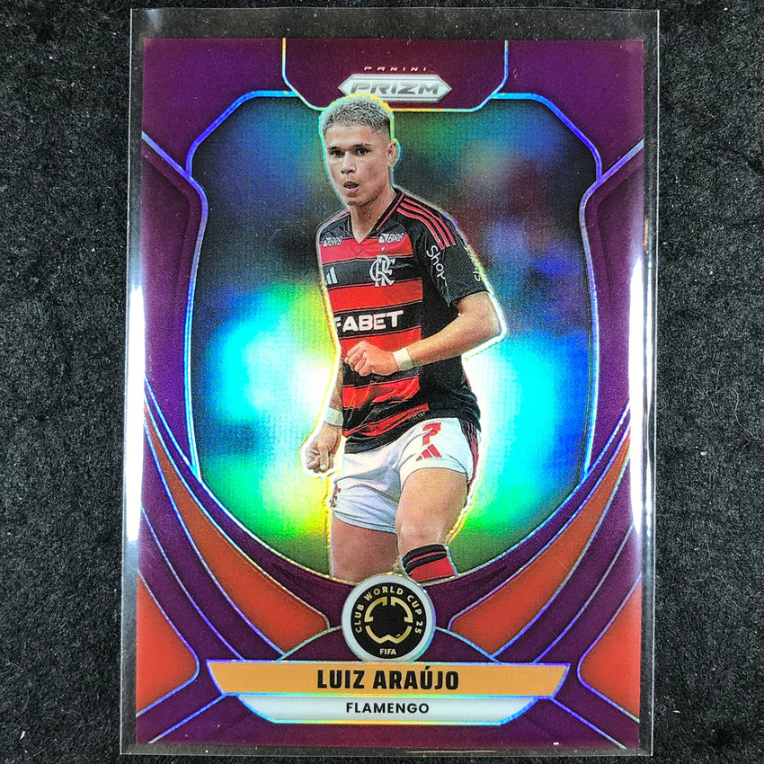 2025 Prizm FIFA Club World Cup LUIZ ARAUJO Purple /125 #107