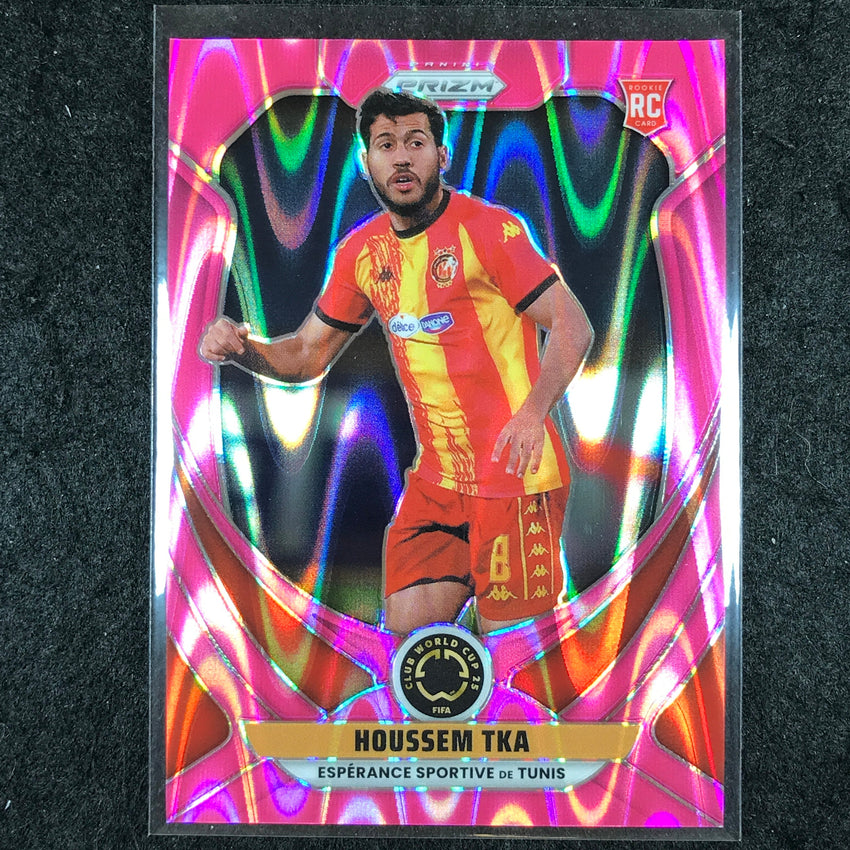 2025 Prizm FIFA Club World Cup HOUSSEM TKA Rookie Base Pink Seismic 133/299 #81