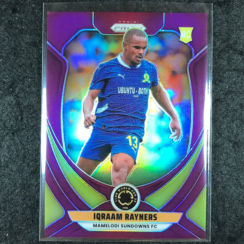 2025 Prizm FIFA Club World Cup IQRAAM RAYNERS Rookie Purple /125 #128