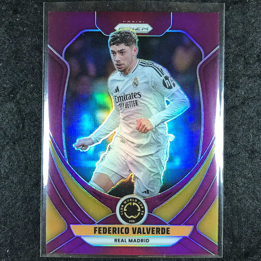 2025 Prizm FIFA Club World Cup FEDERICO VALVERDE Purple /125 #160