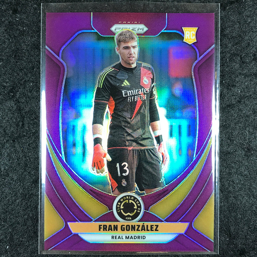 2025 Prizm FIFA Club World Cup FRAN GONZALEZ Rookie Purple /125 #161