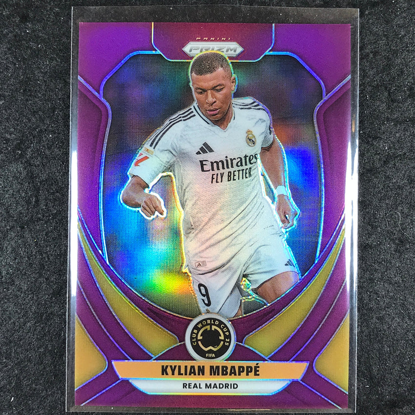 2025 Prizm FIFA Club World Cup KYLIAN MBAPPE Purple /125 #164