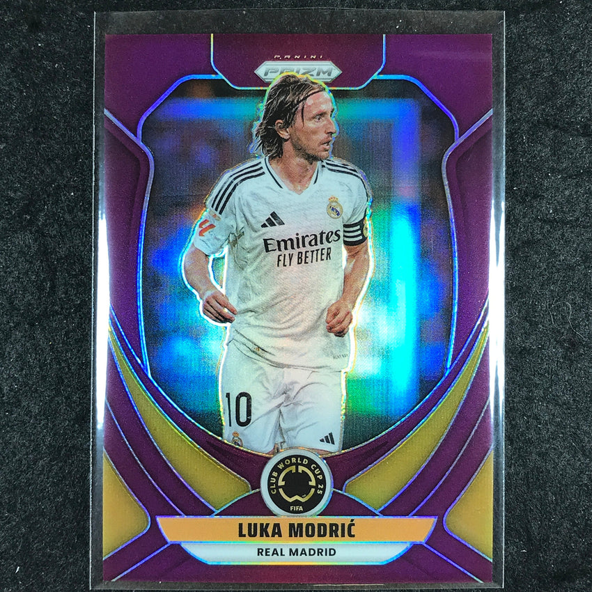 2025 Prizm FIFA Club World Cup LUKA MODRIC Purple /125 #165