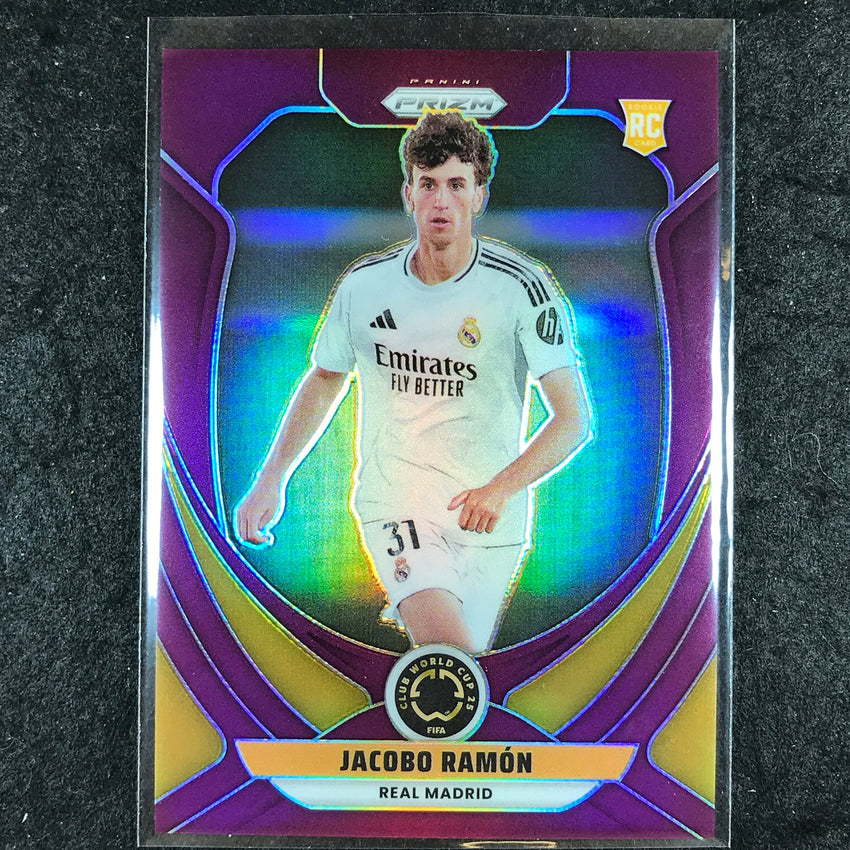 2025 Prizm FIFA Club World Cup JACOBO RAMON Rookie Purple /125 #166