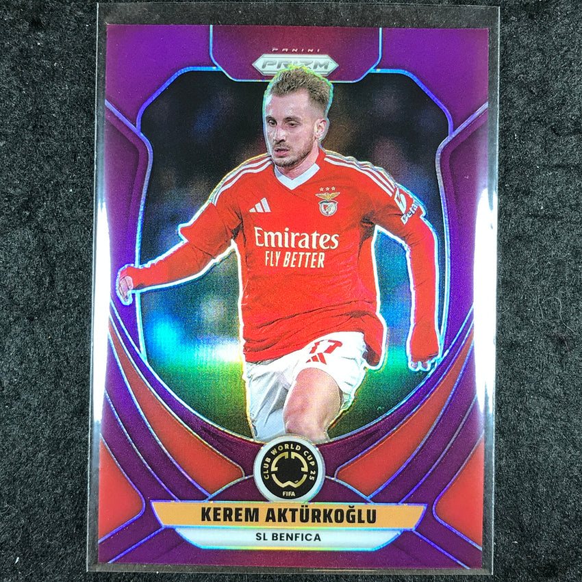 2025 Prizm FIFA Club World Cup KEREM AKTURKOGLU Purple /125 #185