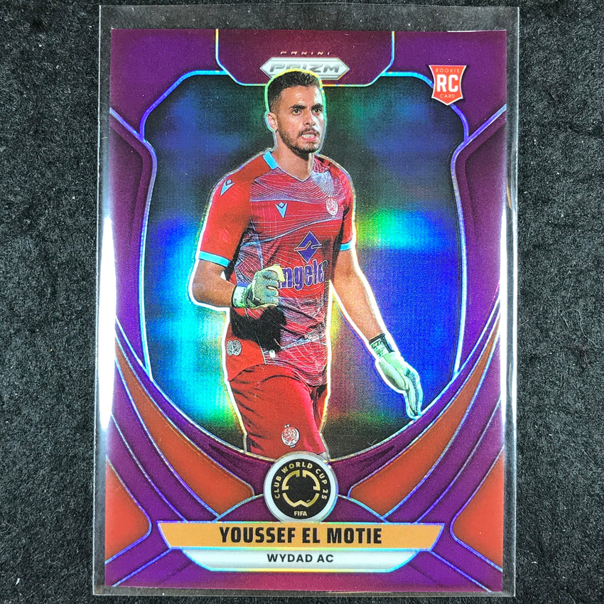 2025 Prizm FIFA Club World Cup YOUSSEF EL MOTIE Rookie Purple /125 #199