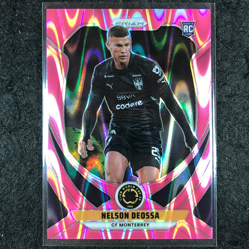 2025 Prizm FIFA Club World Cup NELSON DEOSSA Rookie Base Pink Seismic 74/299