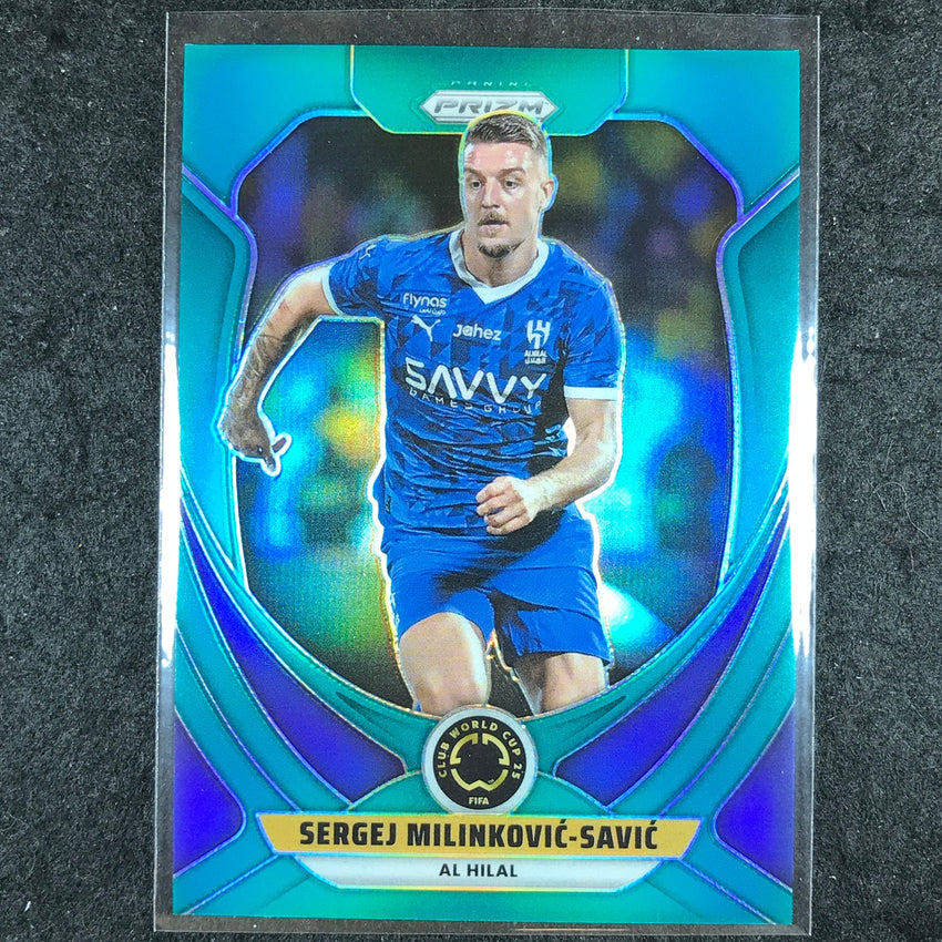 2025 Prizm FIFA Club World Cup SERGEJ MILINKOVIC-SAVIC Teal 10/99 #17