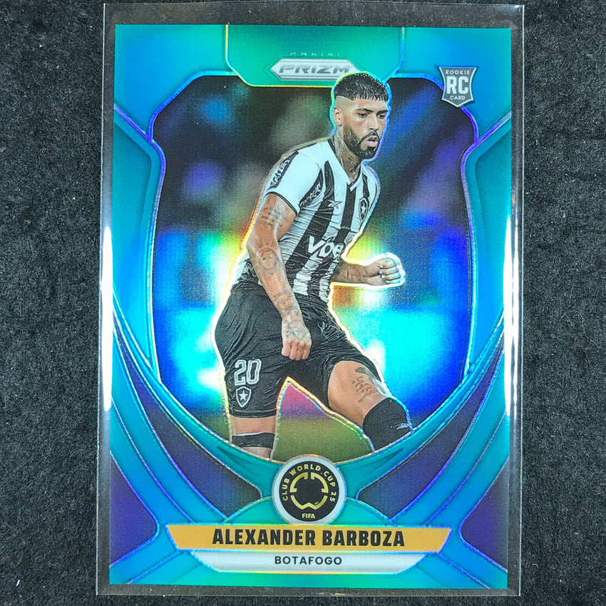 2025 Prizm FIFA Club World Cup ALEXANDER BARBOZA Rookie Teal 22/99 #57