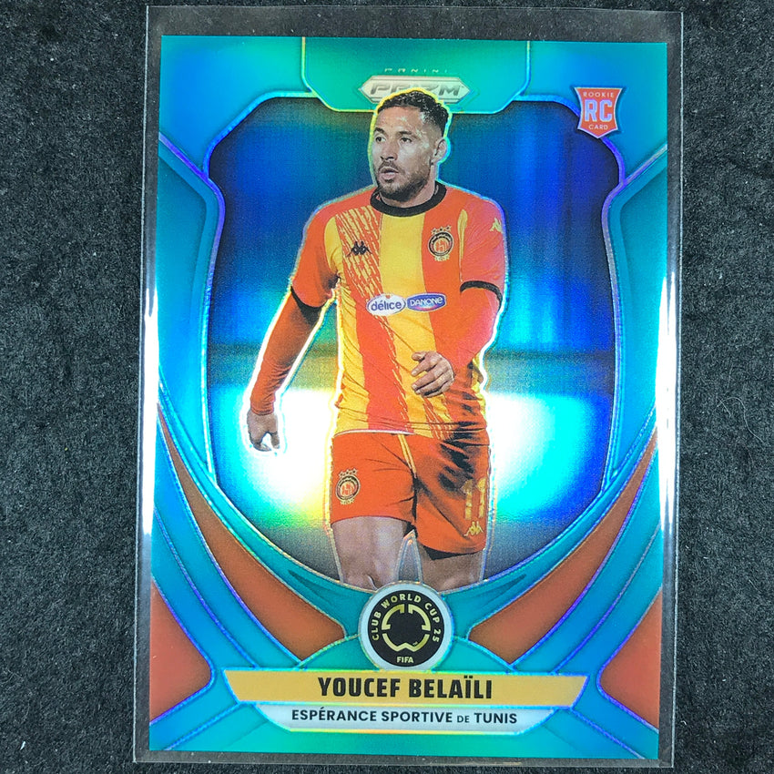 2025 Prizm FIFA Club World Cup YOUCEF BELAILI Rookie Teal 59/99 #85