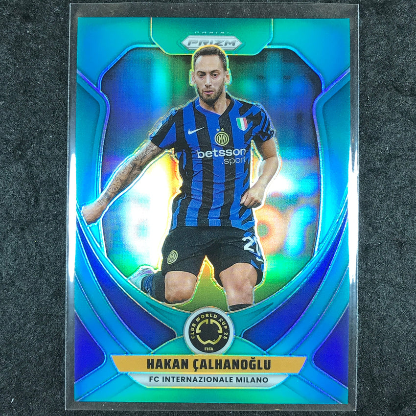 2025 Prizm FIFA Club World Cup HAKAN CALHANOGLU Teal 26/99 #89