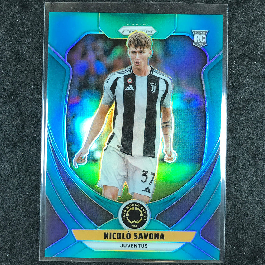 2025 Prizm FIFA Club World Cup NICOLO SAVONA Rookie Teal 45/99 #123