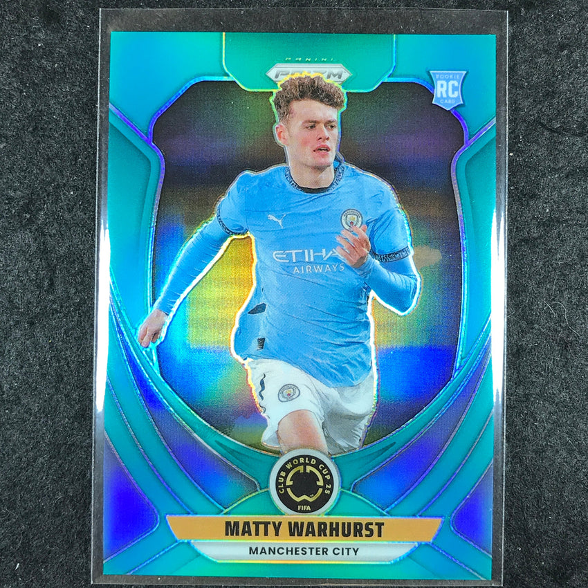 2025 Prizm FIFA Club World Cup MATTY WARHURST Rookie Teal 78/99 #140
