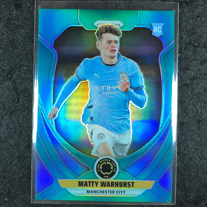 2025 Prizm FIFA Club World Cup MATTY WARHURST Rookie Teal 25/99 #140