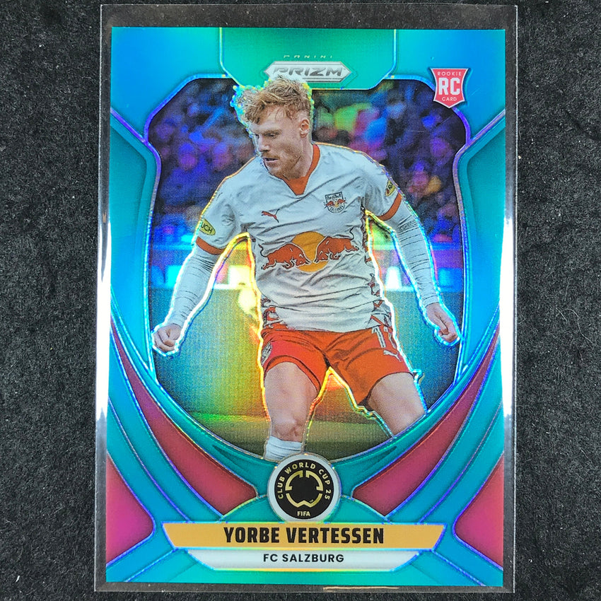 2025 Prizm FIFA Club World Cup YORBE VERTESSEN Rookie Teal 15/99 #171