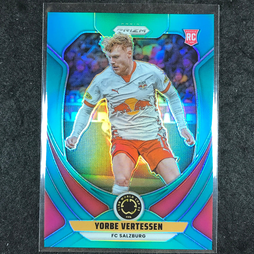 2025 Prizm FIFA Club World Cup YORBE VERTESSEN Rookie Teal 32/99 #171