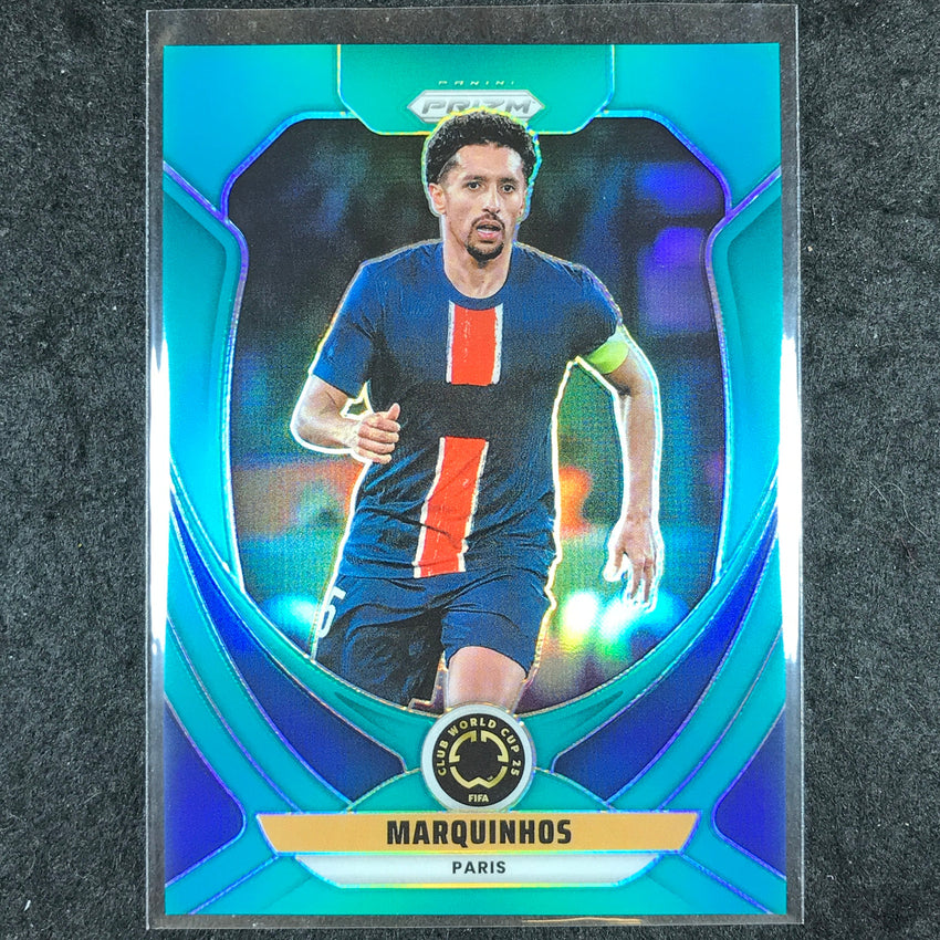 2025 Prizm FIFA Club World Cup MARQUINHOS Teal 28/99 #180
