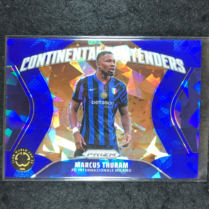 2025 Prizm FIFA Club World Cup MARCUS THURAM Continental Contenders Blue 33/99