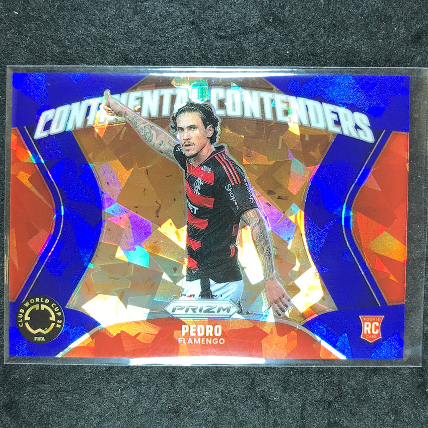 2025 Prizm FIFA Club World Cup PEDRO Continental Contenders Rookie Blue 59/99