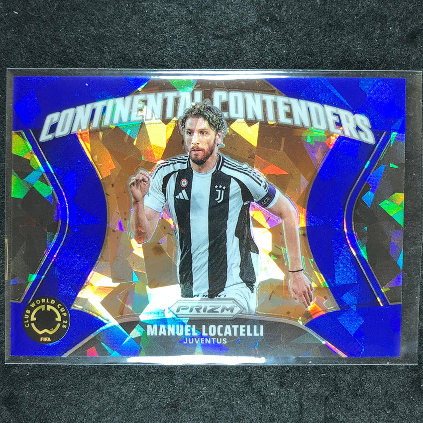 2025 Prizm FIFA Club World Cup MANUEL LOCATELLI Continental Contenders Blue 5/99
