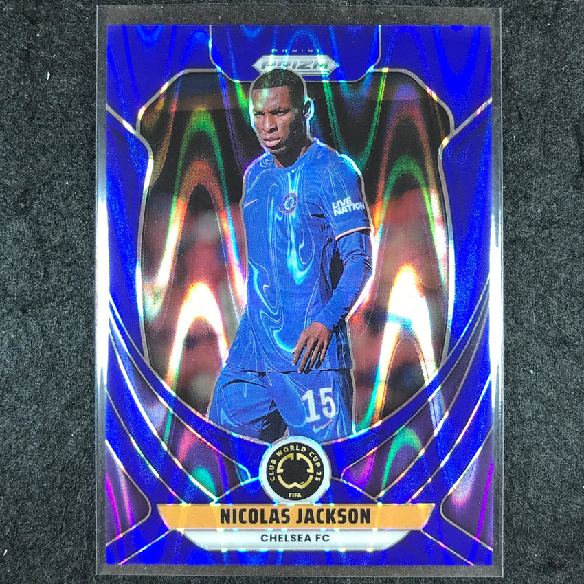2025 Prizm FIFA Club World Cup NICOLAS JACKSON Base Blue Seismic 206/275 #71