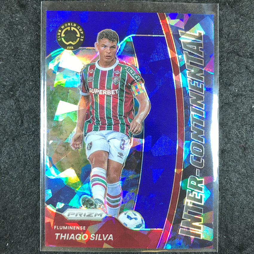 2025 Prizm FIFA Club World Cup THIAGO SILVA Inter-Continental Blue Ice 69/99 #16